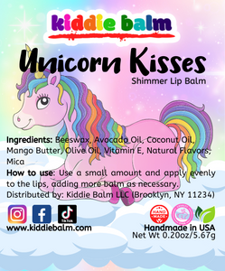 Unicorn Kisses Shimmer Lip Balm